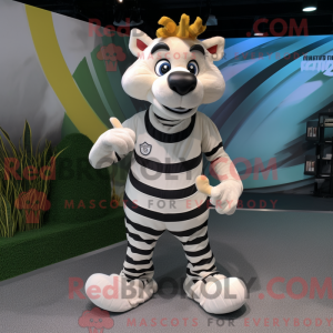 Disfraz de mascota cebra...