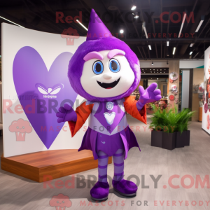 Purple Arrow Of Love mascot...