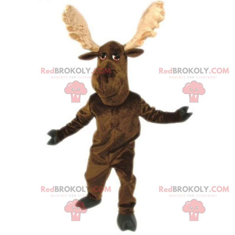 Soft reindeer mascot - Redbrokoly.com