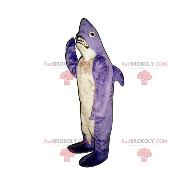 Mascotte de requin au petit aileron - Redbrokoly.com Mascotte de requin au petit aileron - Redbrokoly.com