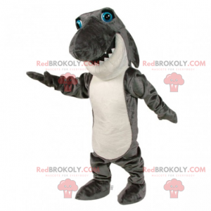 Mascotte de requin aux yeux bleus - Redbrokoly.com