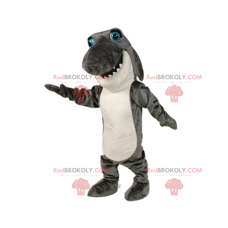 Shark mascot with blue eyes - Redbrokoly.com Shark mascot with blue eyes - Redbrokoly.com