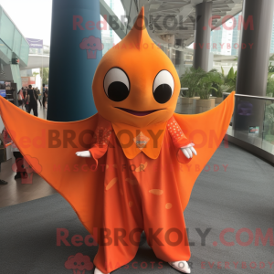 Orange Manta Ray...