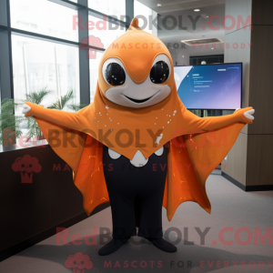 Orange Manta Ray...