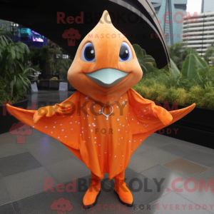 Maskotdraktfigura Orange...