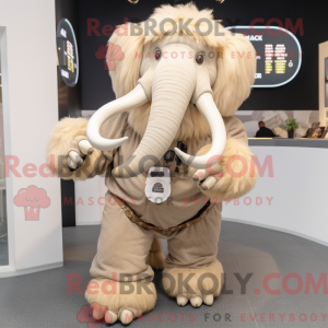 Figura de máscara de mamute...