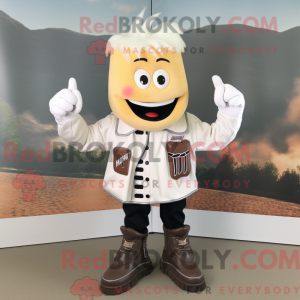 White Bbq Ribs mascot...