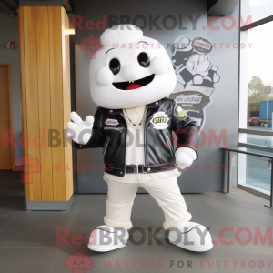 White Bbq Ribs maskot...