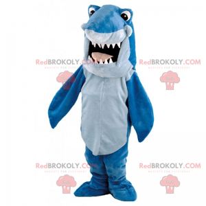 Mascotte de requin de dessin anime - Redbrokoly.com