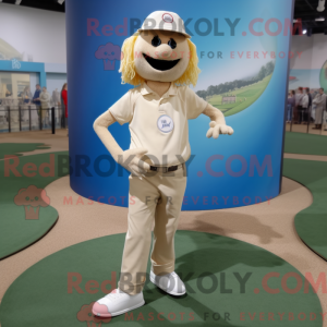 Beige golfbal...