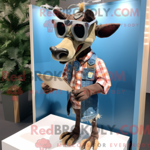 Costume mascotte d okapi...