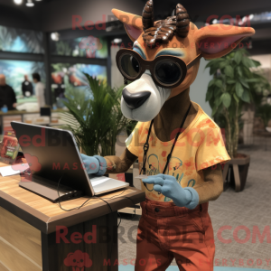 Costume mascotte d okapi...