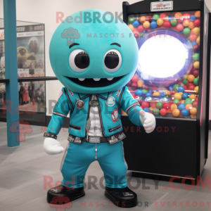 Turquoise Gumball Machine...