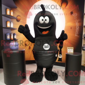 Maskottchenkostüm Schwarze...