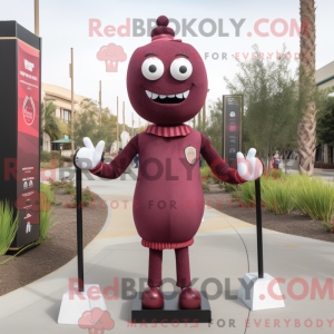 Maroon Stilt Walker máscara...