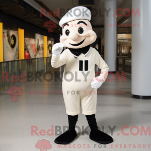 Kremowa maskotka Mime...