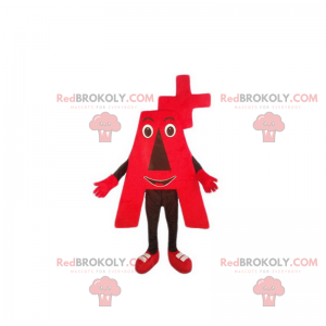 Mascotte de rhésus A+ - Redbrokoly.com