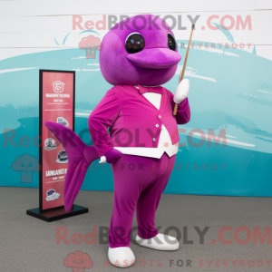 Costume mascotte de narval...