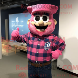 Marineroze mascottekostuum...
