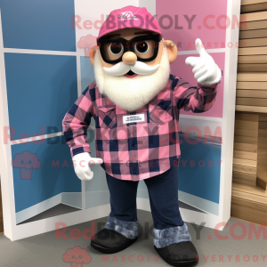Marineroze mascottekostuum...