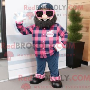 Navy Pink maskot kostume...