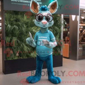 Disfraz de mascota Teal...