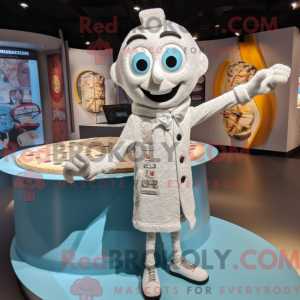 Silver Pizza Slice mascot...