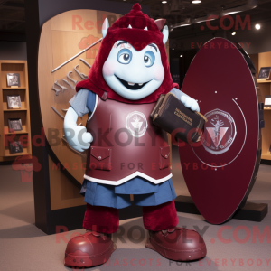 Maroon Celtic Shield...
