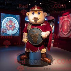 Maroon Celtic Shield...