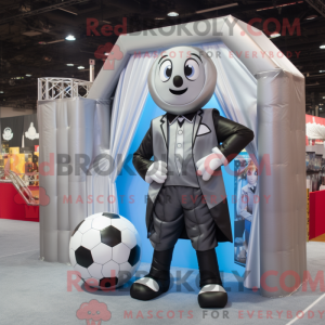 Silver Soccer Goal...