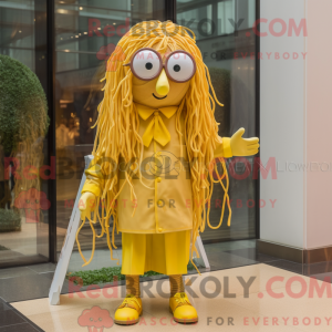 Gull Spaghetti maskot drakt...