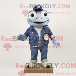 White Frog maskot kostume...