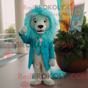 Turkis Tamer Lion maskot...