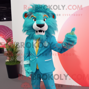 Turkis Tamer Lion maskot...