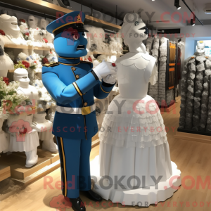 Disfraz de mascota soldado...