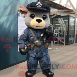 Disfraz de mascota Navy...