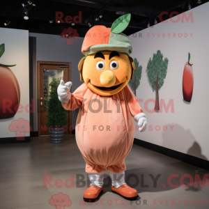 Peach King Maskottchen...