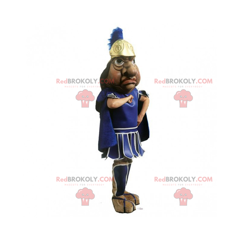 Mascote romano em traje clássico - Redbrokoly.com