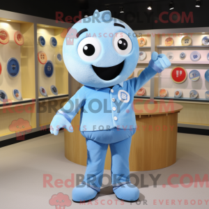 Postava maskota Sky Blue...