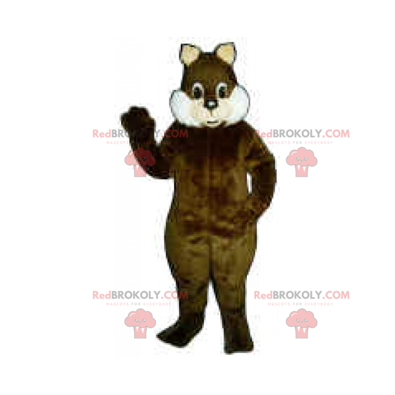 Mascotte de rongeur - Redbrokoly.com