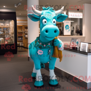 Turkis ko maskot kostume...