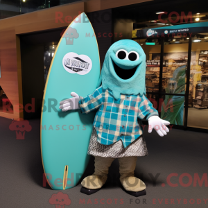 Figura de máscara de surfe...