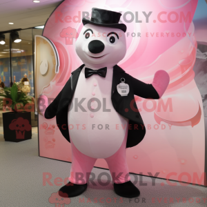 Pink Seal-maskotdraktfigur...