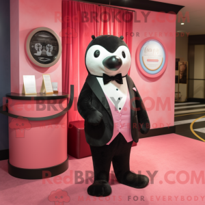 Pink Seal-maskotdraktfigure...