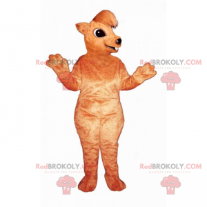 Long nosed rodent mascot - Redbrokoly.com