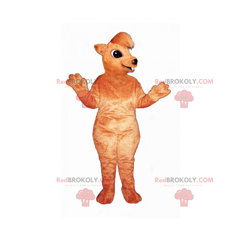 Mascote roedor de nariz comprido - Redbrokoly.com