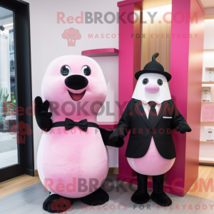 Pink Seal-maskotdraktfigur...