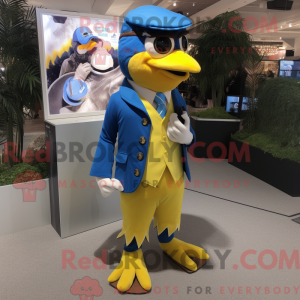 Máscara de Jay Azul Amarelo...