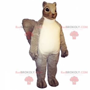 Mascotte langharige eekhoorn - Redbrokoly.com