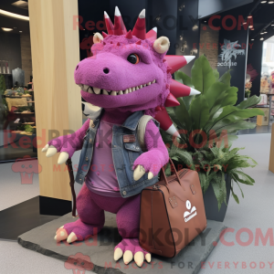 Magenta Stegosaurus...